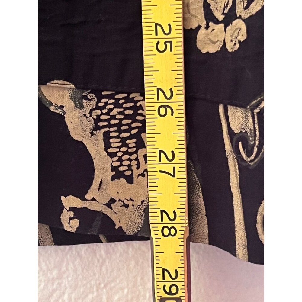 Kensington Square SMALL Black Floral Rayon Blazer Jacket Pockets VTG Career Y2K - Picture 16 of 16